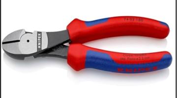 K&igrave;m cắt cạnh cộng lực 180mm Knipex 74 02 180 &ndash; Cắt Mạnh Hơn, Bền Hơn