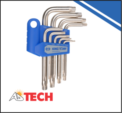 Bộ lục giác sao 9 chi tiết Kingtony 20309PR