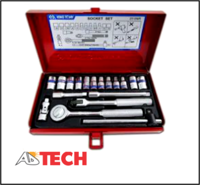 Bộ tu&yacute;p Kingtony 2518 MR - 1/4 18 Chi tiết