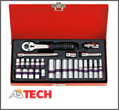 Bộ tu&yacute;p lục gi&aacute;c 26 chi tiết Kingtony 2526MR 1/4 inch