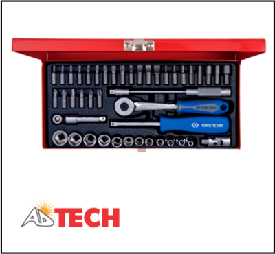 Bộ tu&yacute;p 45 chi tiết hệ m&eacute;t Kingtony 2575MR loại 1/4 inch