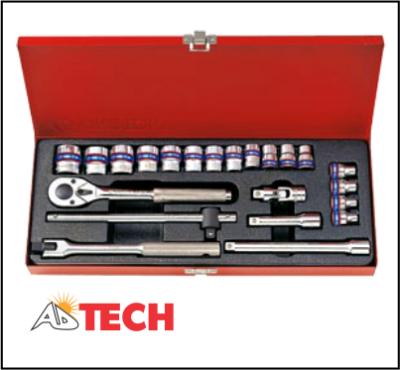 Bộ tu&yacute;p 22 chi tiết hệ m&eacute;t Kingtony 3023MR 3/8 inch