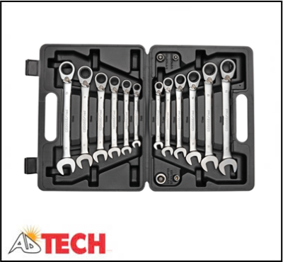 Bộ cờ l&ecirc; tự động k&egrave;m đầu chuyển đổi 16 chi tiết 8-19 mm GEDORE R07203016