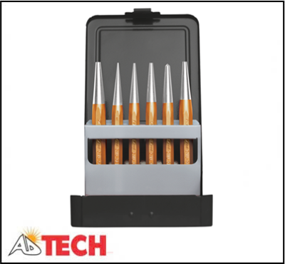 Bộ đột lỗ cầm tay 6 chi tiết 1-10 mm GEDORE R90100006
