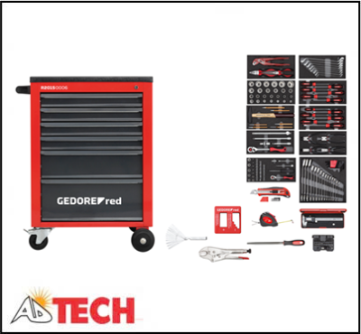 Bộ dụng cụ đa năng 166 chi tiết k&egrave;m xe đẩy GEDORE R21560002