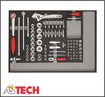 Bộ dụng cụ cầm tay đa năng 129 chi tiết GEDORE R21010004