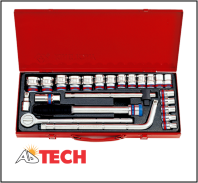 Bộ tu&yacute;p 24 chi tiết Kingtony 4024SR 1/2 inch