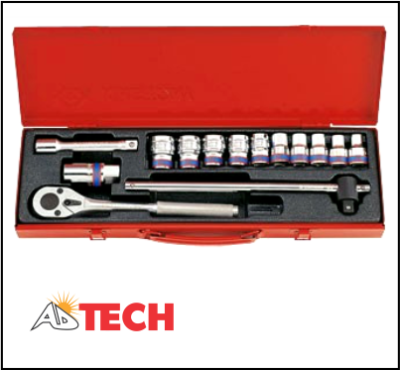 Bộ tu&yacute;p 14 chi tiết hệ m&eacute;t Kingtony 4514MR01 loại 1/2 inch