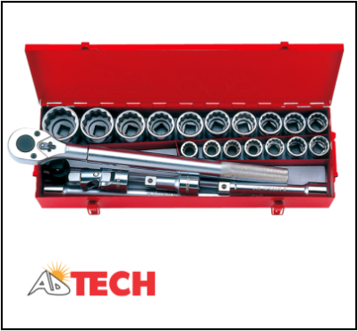 Bộ tu&yacute;p 23 chi tiết hệ met Kingtony 6023MR 3/4 inch
