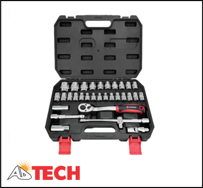 Bộ tu&yacute;p 1/2" 8-32 mm 32 chi tiết Purus 25750