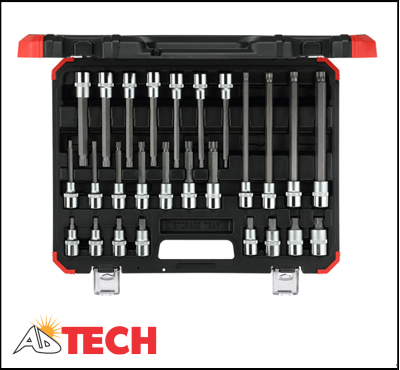 Bộ đầu tu&yacute;p 1/2 inch mũi v&iacute;t XZN 26 chi tiết Gedore R68003026