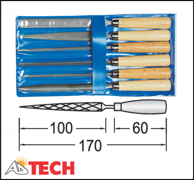Bộ dũa 6 chi tiết Gedore 8728 Code 6771910
