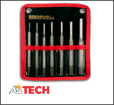 Bộ đục lỗ 7 chi tiết cao cấp d&agrave;i 150mm 68591