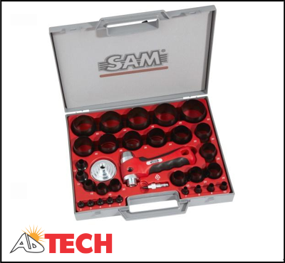 Bộ đục lỗ gioăng 2- 50 mm 32 chi tiết SAM 694-C-32-N