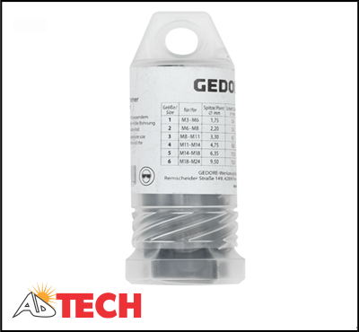 Bộ dụng cụ th&aacute;o ốc v&iacute;t g&atilde;y 6 chi tiết M3-M24 Gedore 8551-66 code 6759700