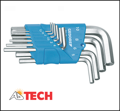 Bộ lục gi&aacute;c hệ m&eacute;t 1.3 - 10 mm 10 chi tiết Gedore H 42-10 Code 1505408 