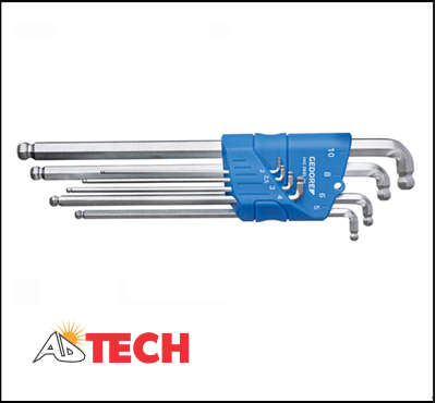 Bộ lục gi&aacute;c hai đầu bi 2 - 10 mm 8 chi tiết Gedore H 42 DKEL-88 Code 2797186