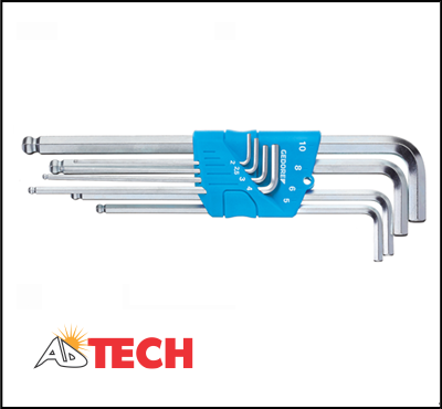 Bộ lục gi&aacute;c đầu bi 2 - 10 mm 8 chi tiết Gedore H 42 KEL-88 Code 1523988