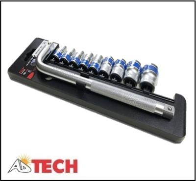 Bộ tu&yacute;p 10 chi tiết 1/2&Prime; Cần siết chữ L TOP TBS - 12250