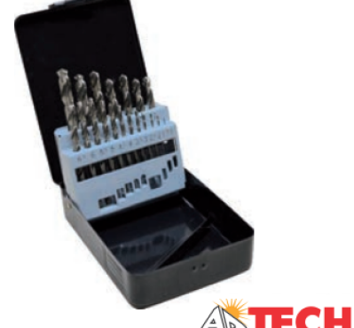 Bộ mũi khoan th&eacute;p gi&oacute; HSS 1-10mm Ega Master 66327