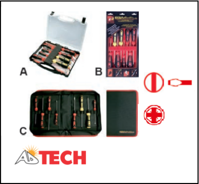 Bộ tua v&iacute;t 8 chi tiết  Ega Master&nbsp;69911&nbsp;