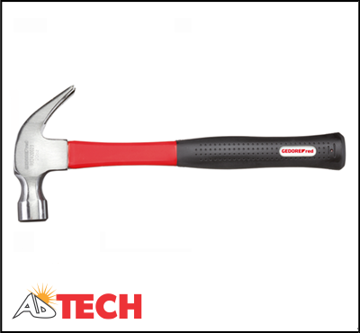 B&uacute;a nhổ đinh c&aacute;n sợi thủy tinh 570 gram Gedore R92430023 Code 3300783