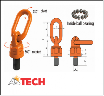 Bu-l&ocirc;ng tai cẩu xoay 6 tấn Yiyun YD083-M30B
