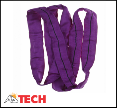 D&acirc;y c&aacute;p vải bản tr&ograve;n 1 tấn 3 m&eacute;t  ADTECH R1T - 3M (ROUND SLING)