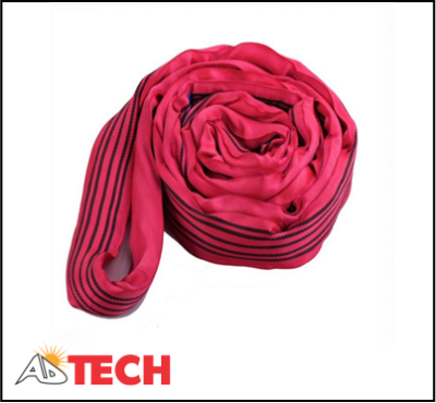 D&acirc;y c&aacute;p vải bản tr&ograve;n 5 tấn, d&agrave;i 8m ADTECH R5T - 8M  (Round Sling)