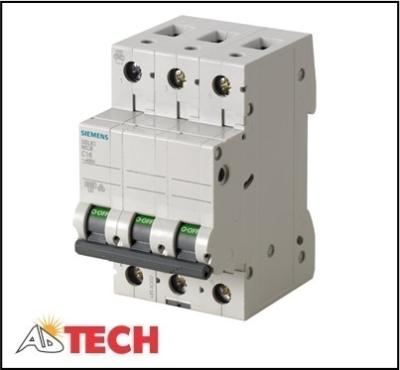 Cầu dao tự động Aptomat MCB 3P Siemens 5SL4316-7CC, 16A, 10KA