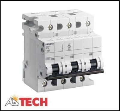 Cầu dao tự động Aptomat MCB 3P Siemens 5SP4392-7, 125A, 10KA