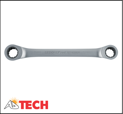 Cờ l&ecirc; hai đầu v&ograve;ng tự động 16 x 18 mm Gedore R07401618