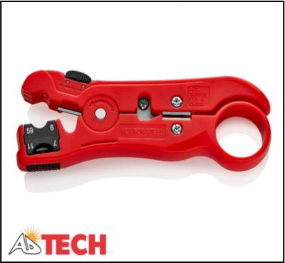 Dao tuốt d&acirc;y c&aacute;p đồng v&agrave; c&aacute;p dữ liệu Knipex 16 60 06 SB
