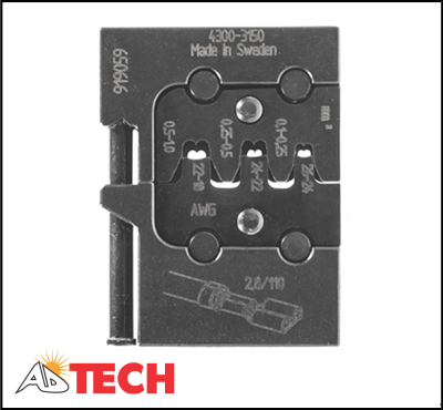 Đầu k&igrave;m bấm cose ghim 0.1-1 mm2 Gedore 8140-09 code 1830635