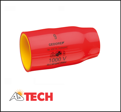 Đầu tu&yacute;p 3/8 inch 22 mm c&aacute;ch điện 1000V Gedore VDE 30 22 code 2946521