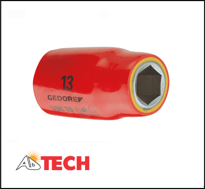 Đầu tu&yacute;p 1/2 inch 12 mm c&aacute;ch điện 1000V Gedore VDE 19 12 code 6122860