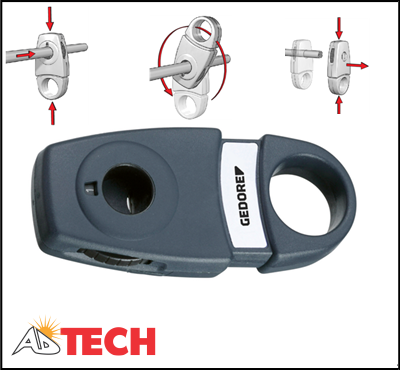 Dụng cụ tuốt c&aacute;p dữ liệu 2,5 - 11 mm Gedore 8148 code 1830864