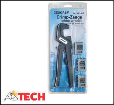 Bộ k&igrave;m bấm đầu cose thay ng&agrave;m 4 chi tiết Gedore S 8140 A code 1830910