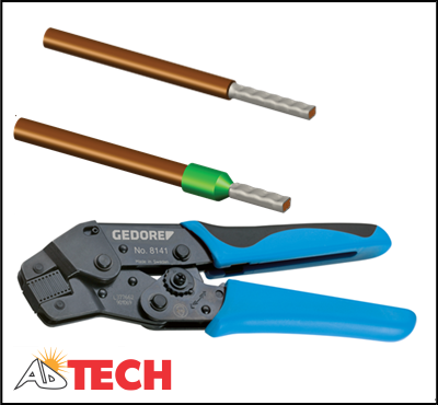 K&igrave;m bấm nối đầu d&acirc;y điện 0.5 - 6 mm2 Gedore 8141 code 1830759