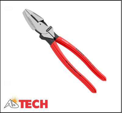 K&igrave;m đầu bằng trợ lực 240mm Knipex 09 01 240 c&aacute;n bọc PVC nh&aacute;m, mạ đen