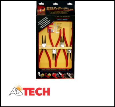 Bộ k&igrave;m mở phe 4 chi tiết Ega Master 68540