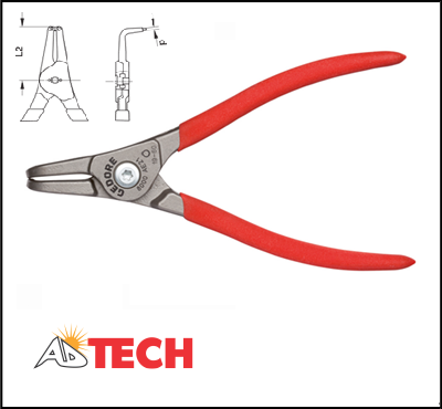 K&igrave;m mở phe ngo&agrave;i mũi cong 10-25 mm Gedore 8000 AE 11 Code 2930706