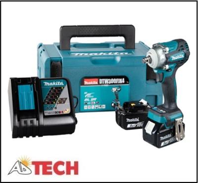 M&aacute;y siết bu l&ocirc;ng d&ugrave;ng pin 18V Makita DTW300FJX4