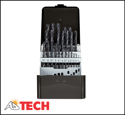 Bộ mũi khoan th&eacute;p gi&oacute; HSS 1 - 13 mm 25 chi tiết Gedore R93500025 code 3301611