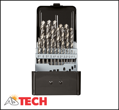 Bộ mũi khoan th&eacute;p gi&oacute; HSS 1-13 mm 25 chi tiết Gedore R93510025 code 3301613