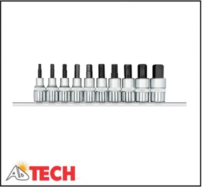 Bộ đầu tu&yacute;p 1/2" mũi lục gi&aacute;c 10 chi tiết GEDORE R62558110