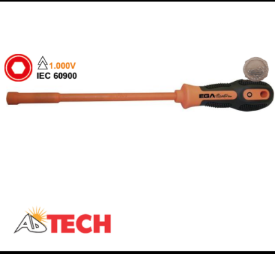 Tua v&iacute;t đầu tu&yacute;p lục gi&aacute;c 8x175mm c&aacute;ch điện 1000V Ega Master 74703