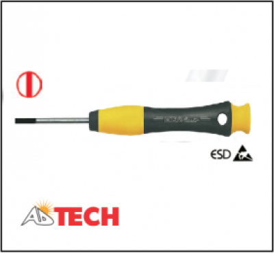 Tua v&iacute;t dẹt chống tĩnh điện 3.5mm Ega Master 64745