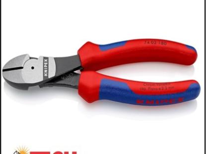 K&igrave;m cắt cạnh cộng lực 180mm Knipex 74 02 180 &ndash; Cắt Mạnh Hơn, Bền Hơn