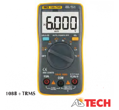 Máy đo điện đa năng 1000VDC Meco 108B+TRMS